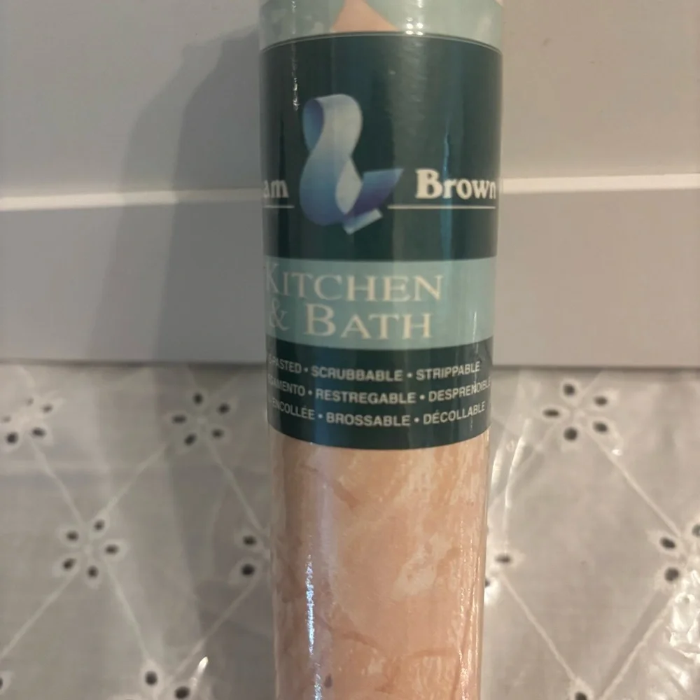 Bundle of 4 Seashell Kitchen and Bath Wallpaper Border
